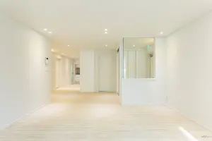 34평 오픈형 거실, 화이트 미니멀 인테리어